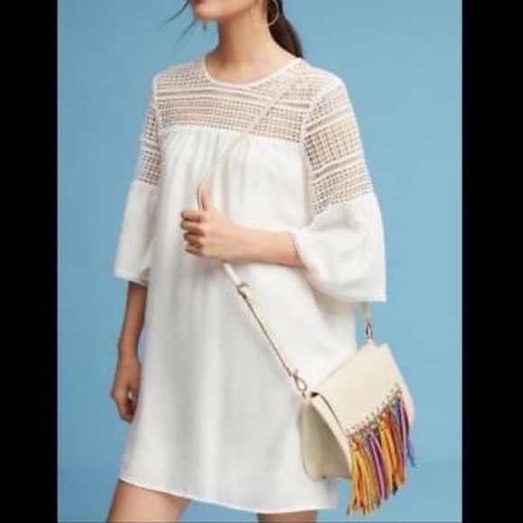 Anthropologie Dresses & Skirts - Anthropologie White Bell Sleeve Sundress